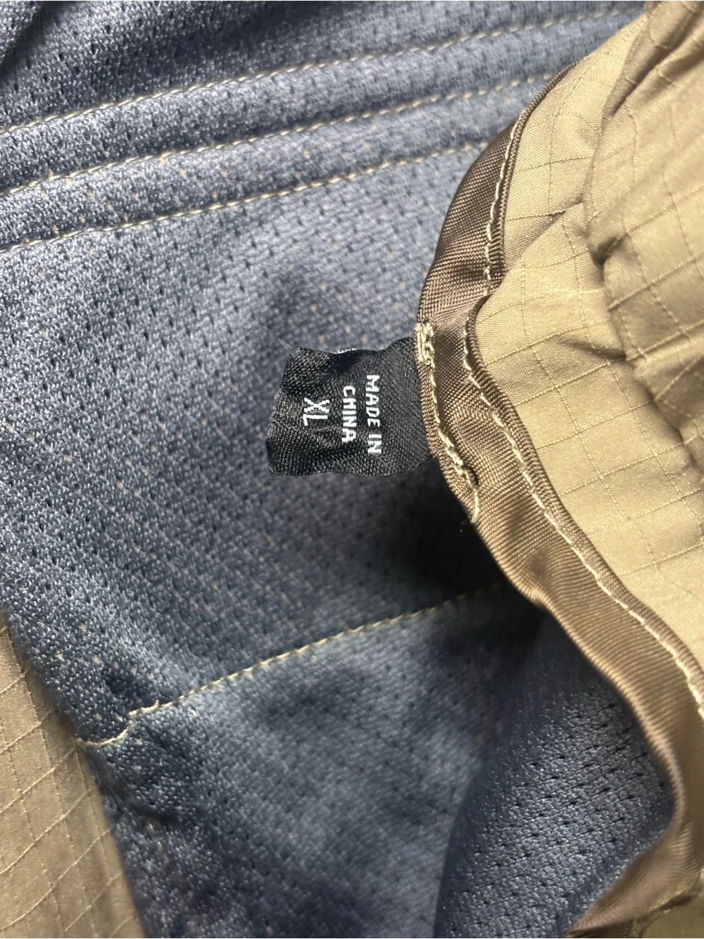 Fashion Nova Olive Joggers with Brown Side Stripes